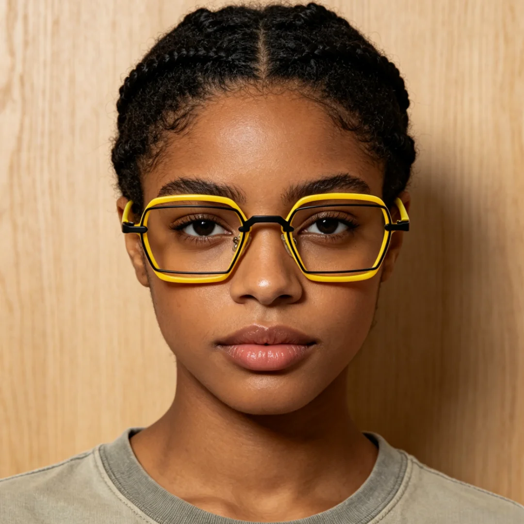 BETSION Trendy  Retro Acetate Rectangle Eyeglasses Frames Men Women Fashion Spectacles Handmade Streetwear