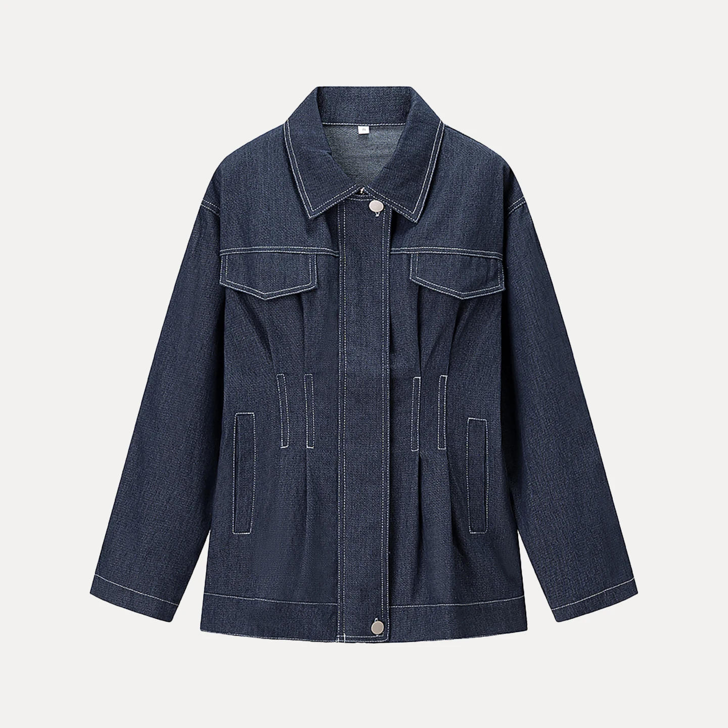 

Faionable Single-Button Denim Jaet Women's Sle Autumn 2025 New Arrival Ele Aosphere Ladies' ort Outerwear