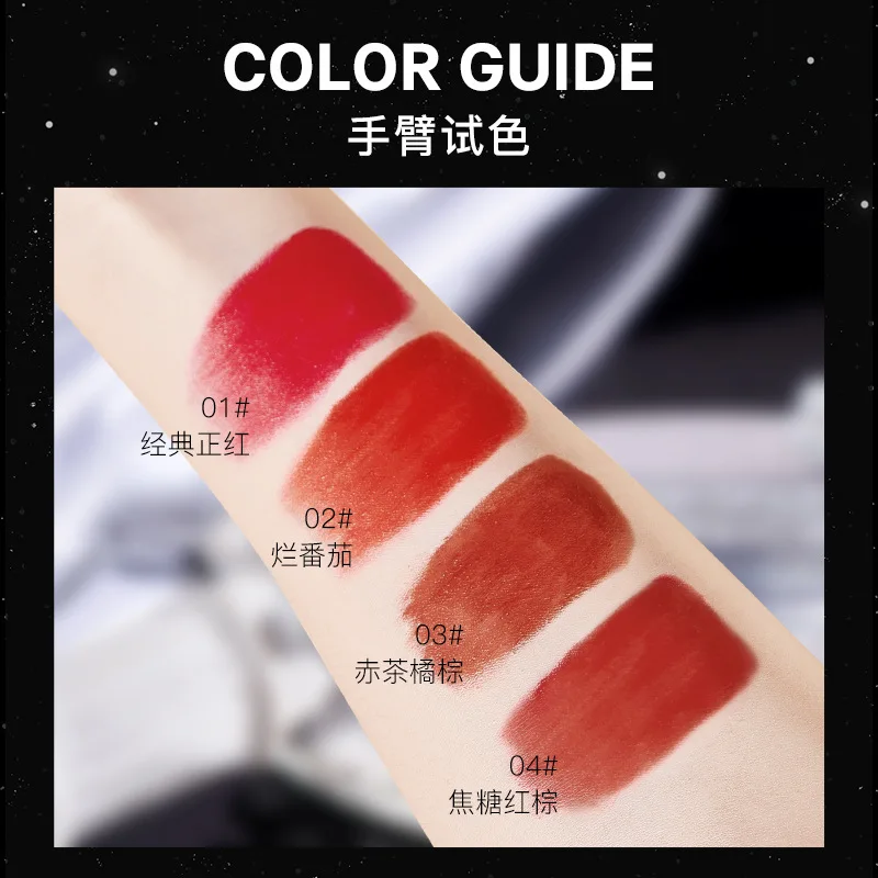 Lipstick Set Gift Box Matte Long Lasting Waterproof Velvet Lip Gloss Nude Non-stick Cup Red Velvet Lip Tint Cosmetics Makeup