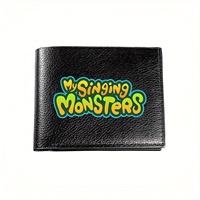 My Singing Monsters: Stylish Wallet For Men,Premium Quality Nice,Business Casual Design,Elegant Simple Practical Gift For Dad Hu