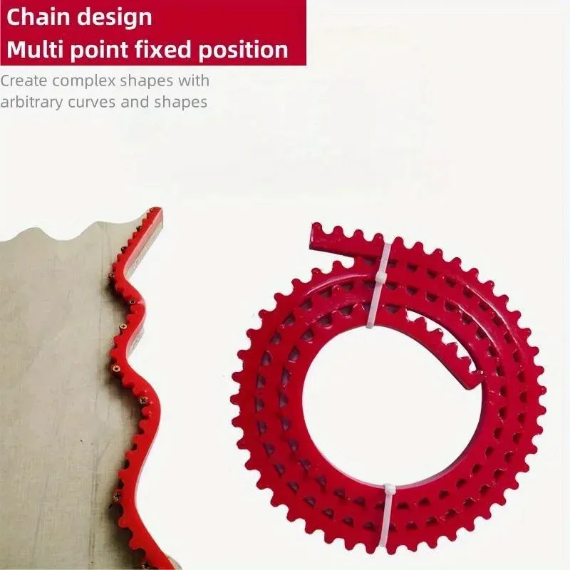 Profiling Strip Flexible Curve Template Woodworking Complex Shape Contour Tools
