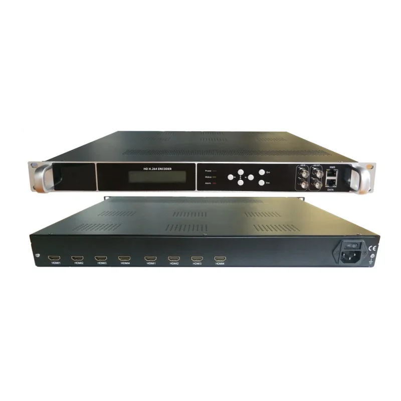 Multi Channel HD MI To RTSP HTTP RTMP HLS SRT IP Live Streaming Video Encoder H.264 1080P Encoder for Digital TV Headend