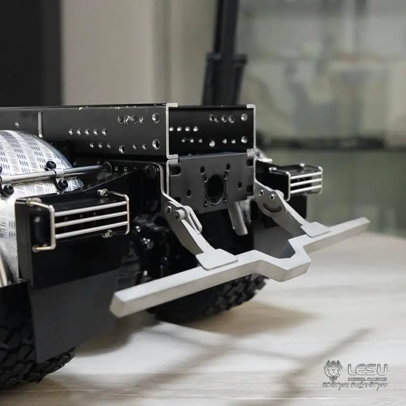 LESU 1/14 Tamiya Truck Dump Truck Heavy Duty Trailer Roll-off Truck Rear Bumper H-1303