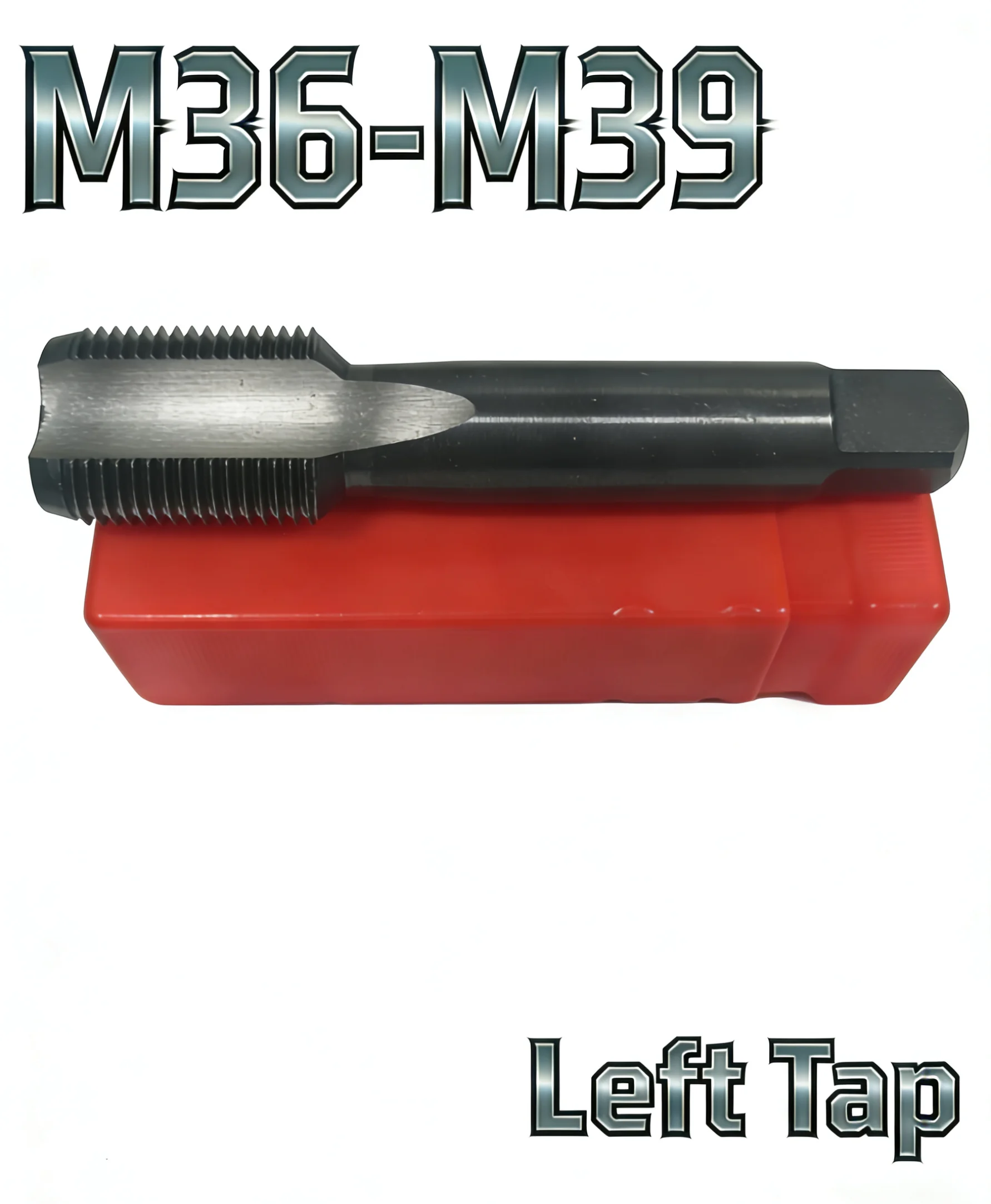 

Debt HSS Metric M36-M39, Left Hand, Straight Flute Tap, Screw Thread tap, M36, M37, M38, M39 Machine taps