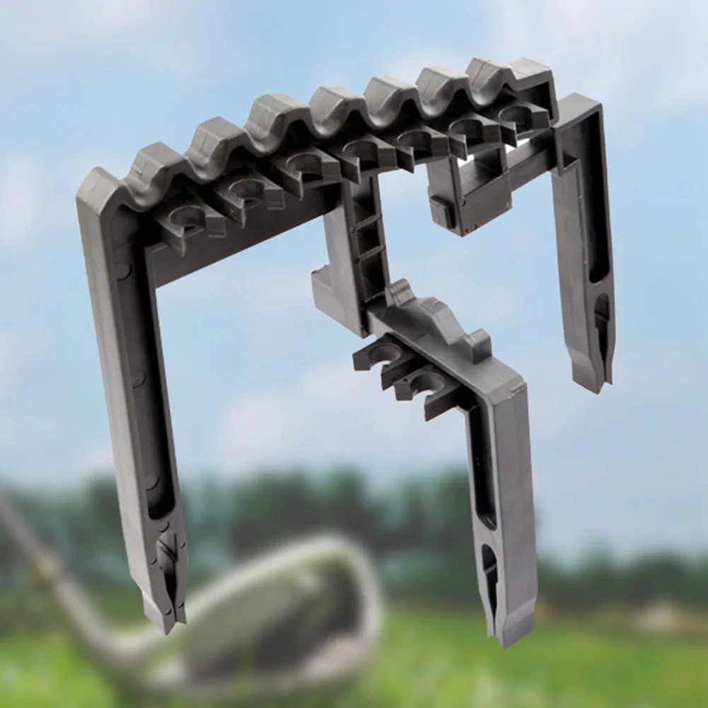 Golf 9 Iron Clubs Holder Anti-drop Golf Stick Organizer Racks  Multi-club Organizer Stands Useful Tools Golf Accessories