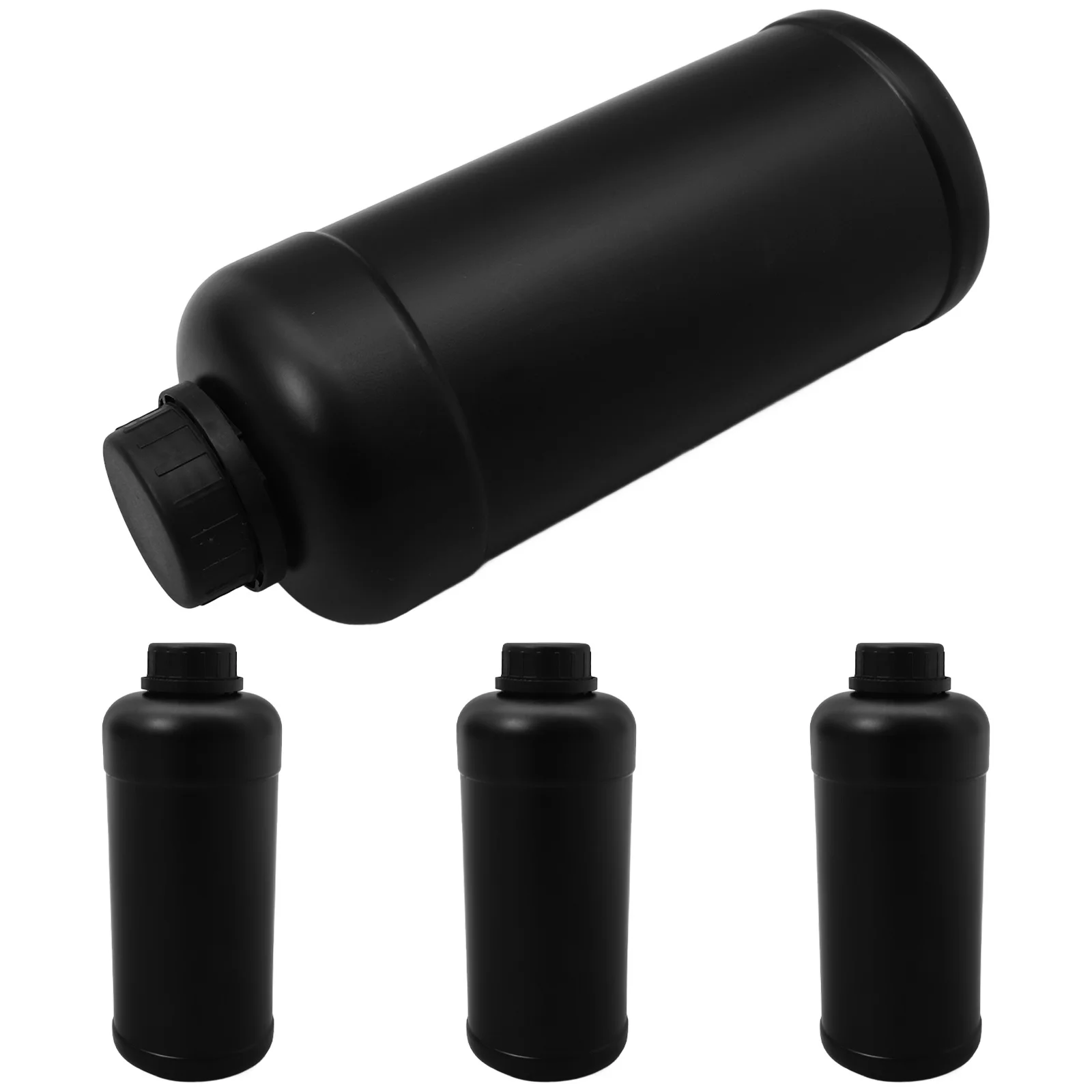 

4pcs 1000Ml Plastic Reagent Bottles Large Capacity Leak-Proof Laboratory Sample Containers Chemical Storage Bottle For Liquid