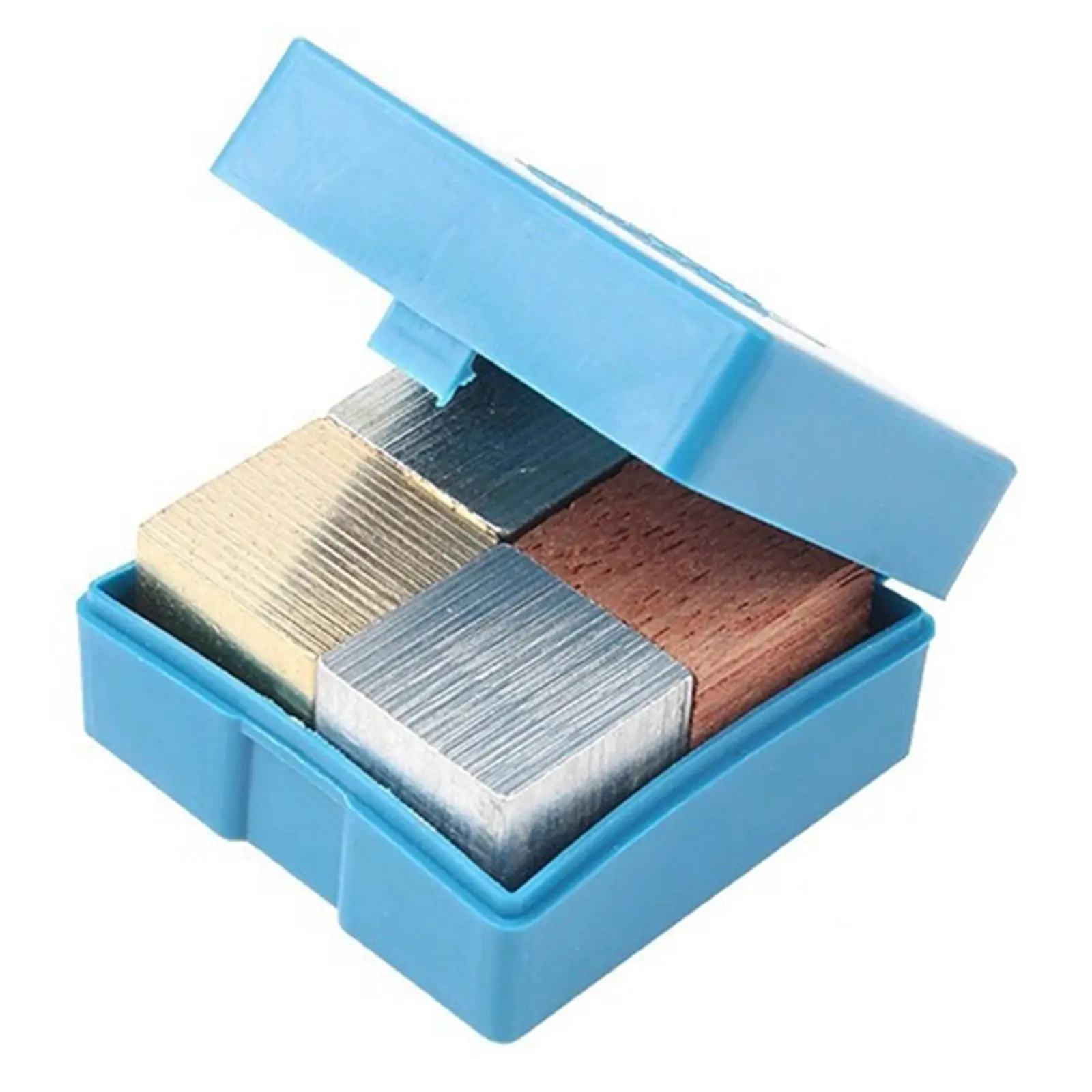 

1Set Scientific Physical Experiment Cube Blocks Aluminum Iron Copper Wooden Density Set for Kids Cognitive Development Physics