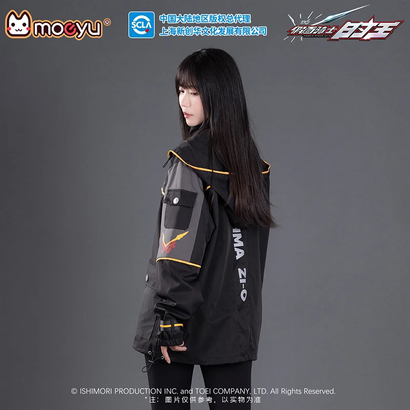 Original Moeyu KAMEN RIDER ZI-O Trench Coat Anime Jacket Men Women Clothing Costume Casual Outdoor Zipper Jackets Streetwear