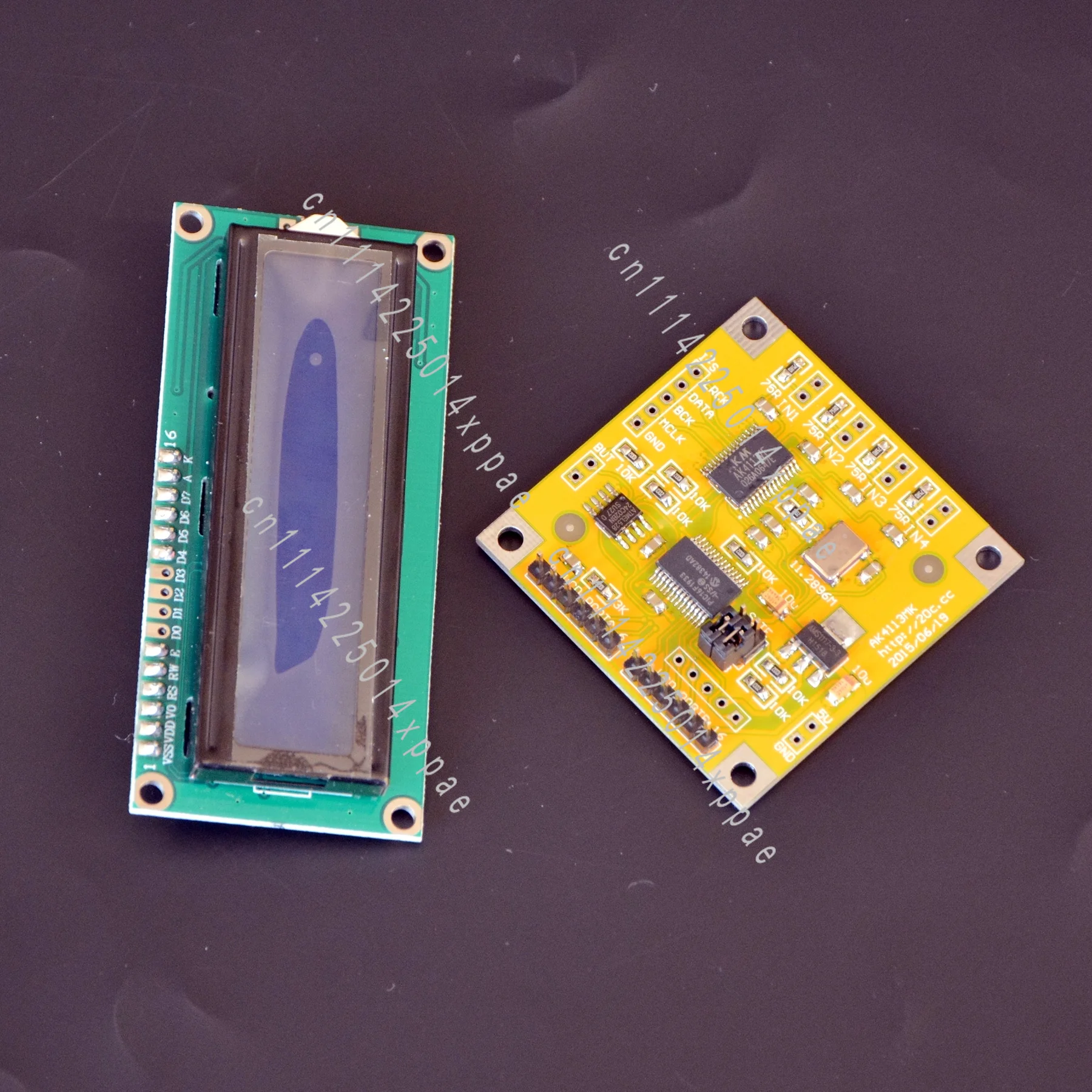 Soft Control LCD Sampling Rate Indicator, Super WM8805AK4113 Digital Receiver Board, SPDIF To I2S