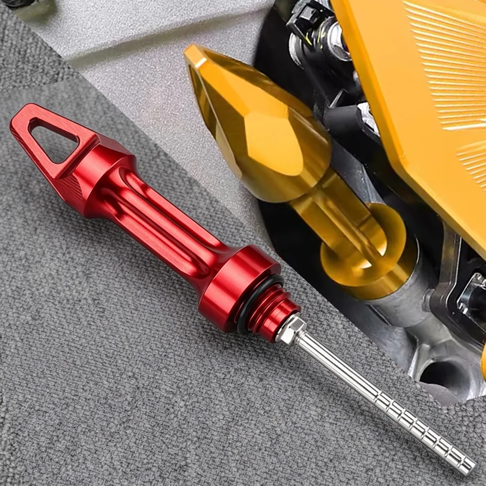 Motorcycle Aluminum Oil Ruler Probe Level Gauge For Honda FORZA 125 250 300 350 750 NSS FORZA350 NSS350 Engine Oil Tank Dipstick