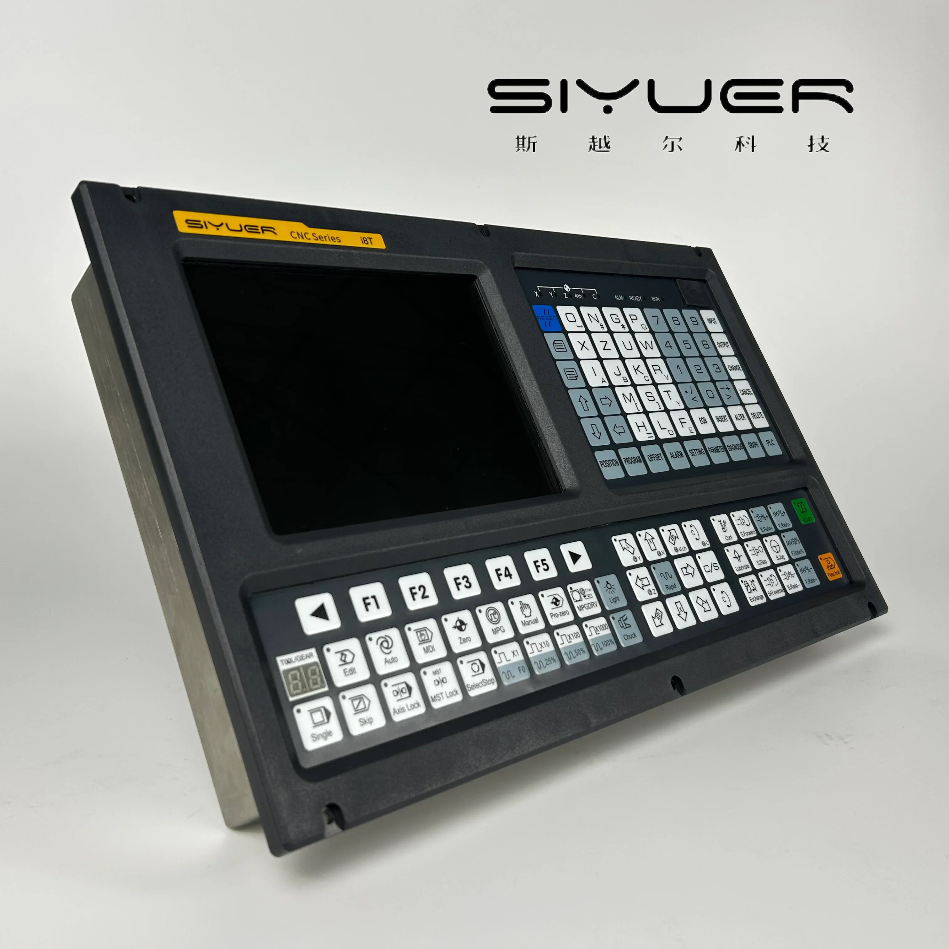 i8T 2 Axis CNC Lathe Controller Turning Machine Center Complete Set of Servo Control System With PLC Turret ATC