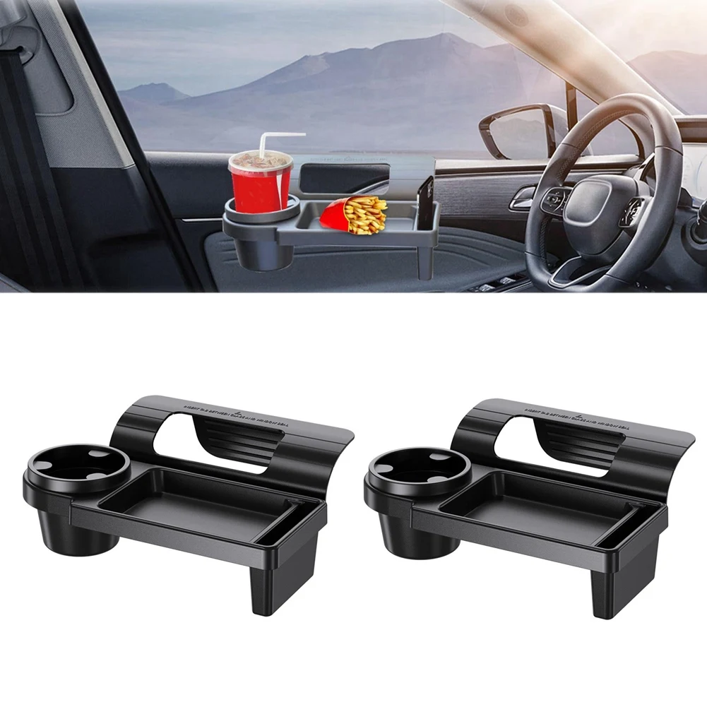 Car Window Multifunctional Storage Tray Box,Holding Phone, Sunglasses Vehicle Door Side Hanging Storage Rack 2 Pcs