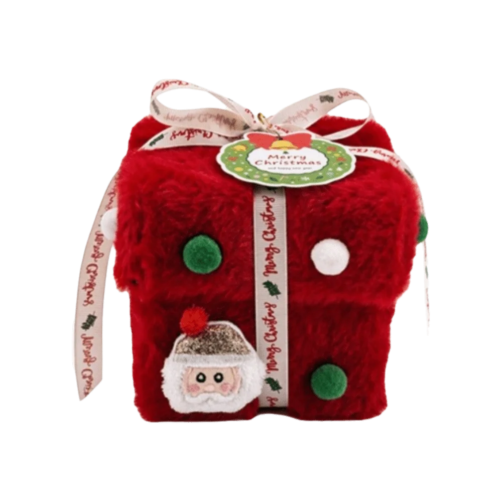 Velvet Christmas Packaging Box Thick Velvet Fabric High-End Christmas Eve Gift Box Xmas Velvet Gift Box Christmas Decoration