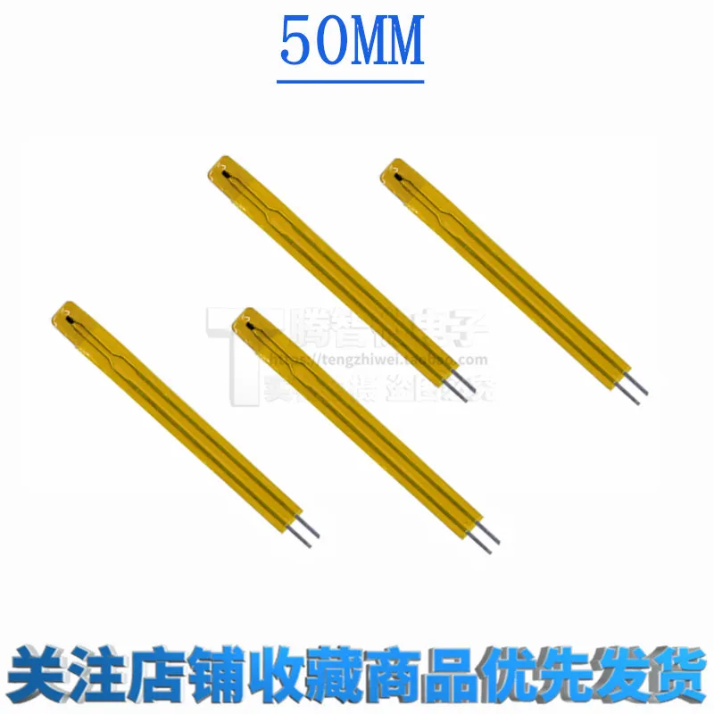 XH-T100 Thin Film Thermistor NTC10KB3950 Ultra-thin Temperature Sensor NTC Surface Temperature Measurement Probe