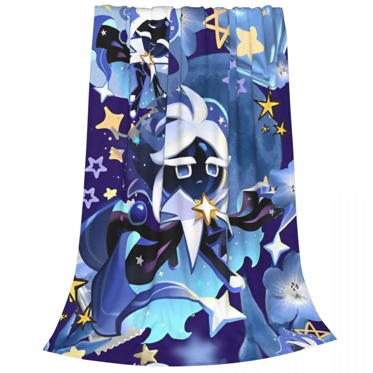 Stardust Cookie Flannel Throw Blankets Cookie Run Kingdom Blanket for Sofa Office Lightweight Thin Bedding Throws