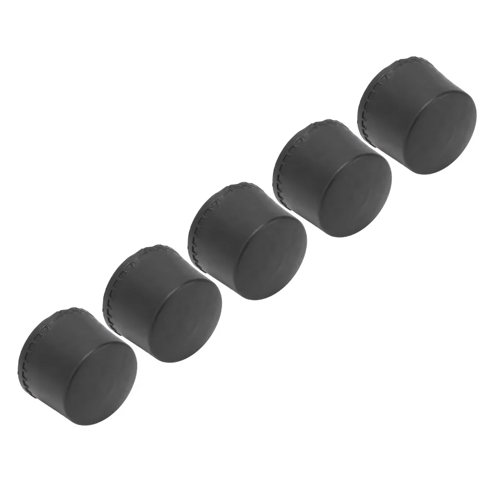 5PCS Non-Slip Surface Rubber Hammer Head Oil Prevention Anti-Scratch Rubber Mallet Replacement Tool Accessory
