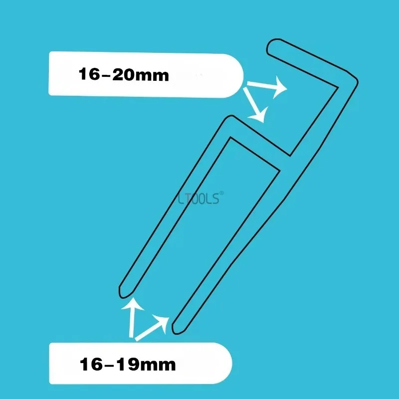 Woodworking Multifunctional Marking Tool 16-20mm Closing Fixing Clip Cabinet Wardrobe Multi Specification Wood Marking Fixture