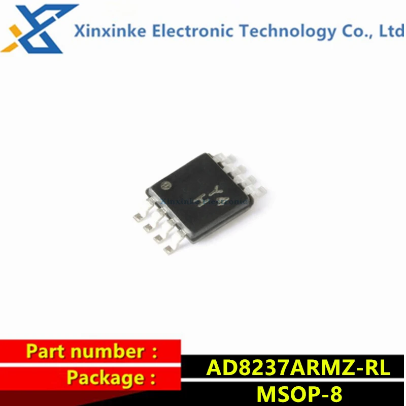 

AD8237ARMZ AD8237ARMZ-R7 Marking：Y4H MSOP-8 Minute power Rail-to-Rail Instrumentation Amplifier