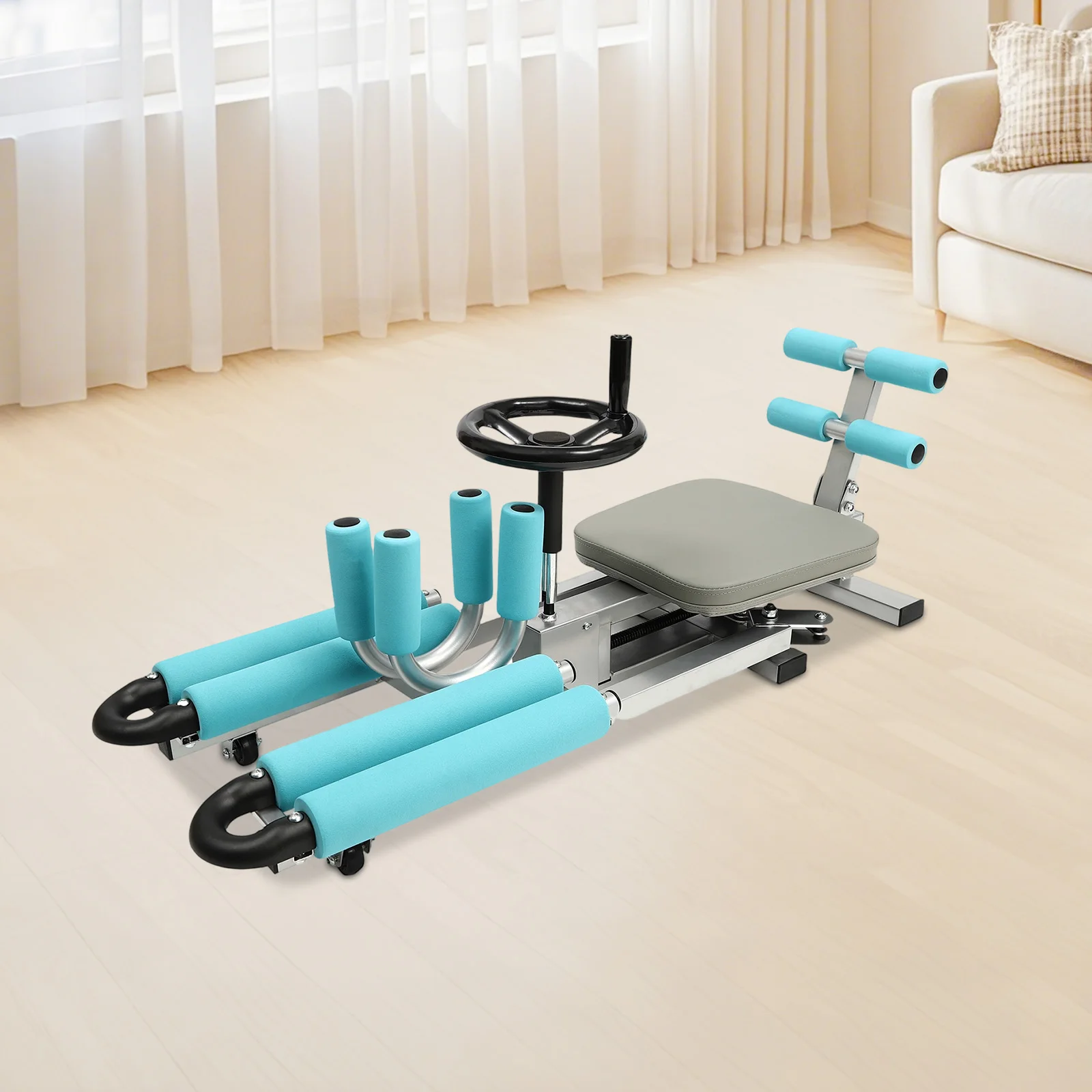 330.7lbs Leg Stretcher Heavy Duty Split Machine Flexibility Stretching Trainer Equipment Home Yoga Gym for Ballet Yoga Dance Martial Arts, Angles Adjustable