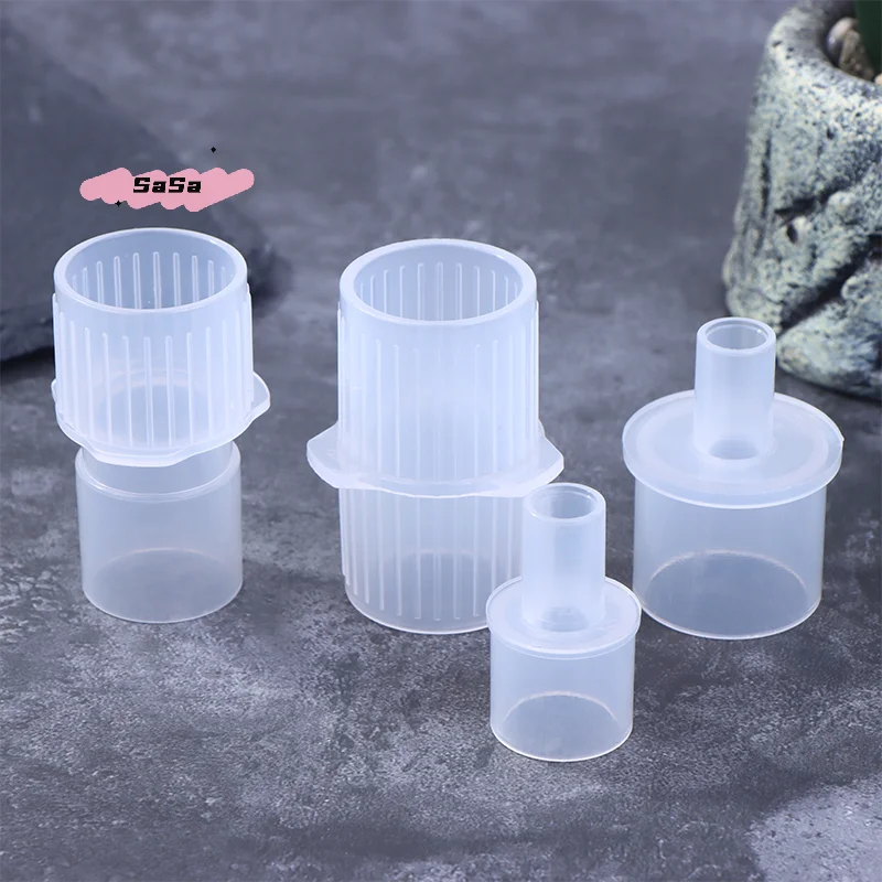 1 قطعة 15 مللي متر إلى 22 مللي متر التخدير دائرة التنفس المموج نظام موصل مستقيم للاستخدام البيطري مادة PP #3