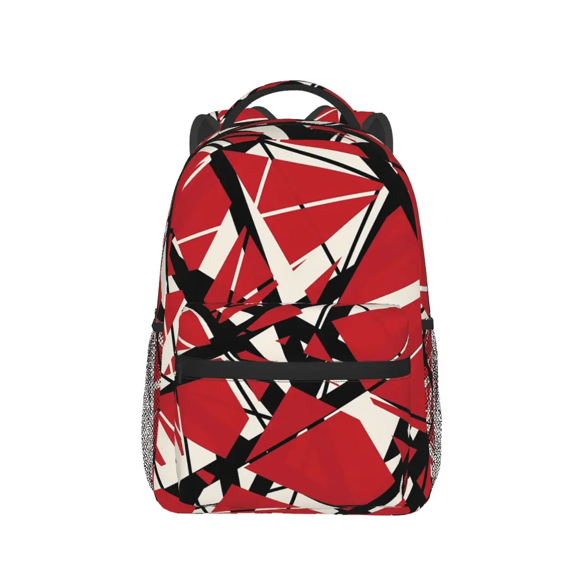 

Cool Black And Red Graffiti Backpack Hot Sale Daypack Large Capacity Boys Girls BookBag School Bag Shoulder Bags for Men Women