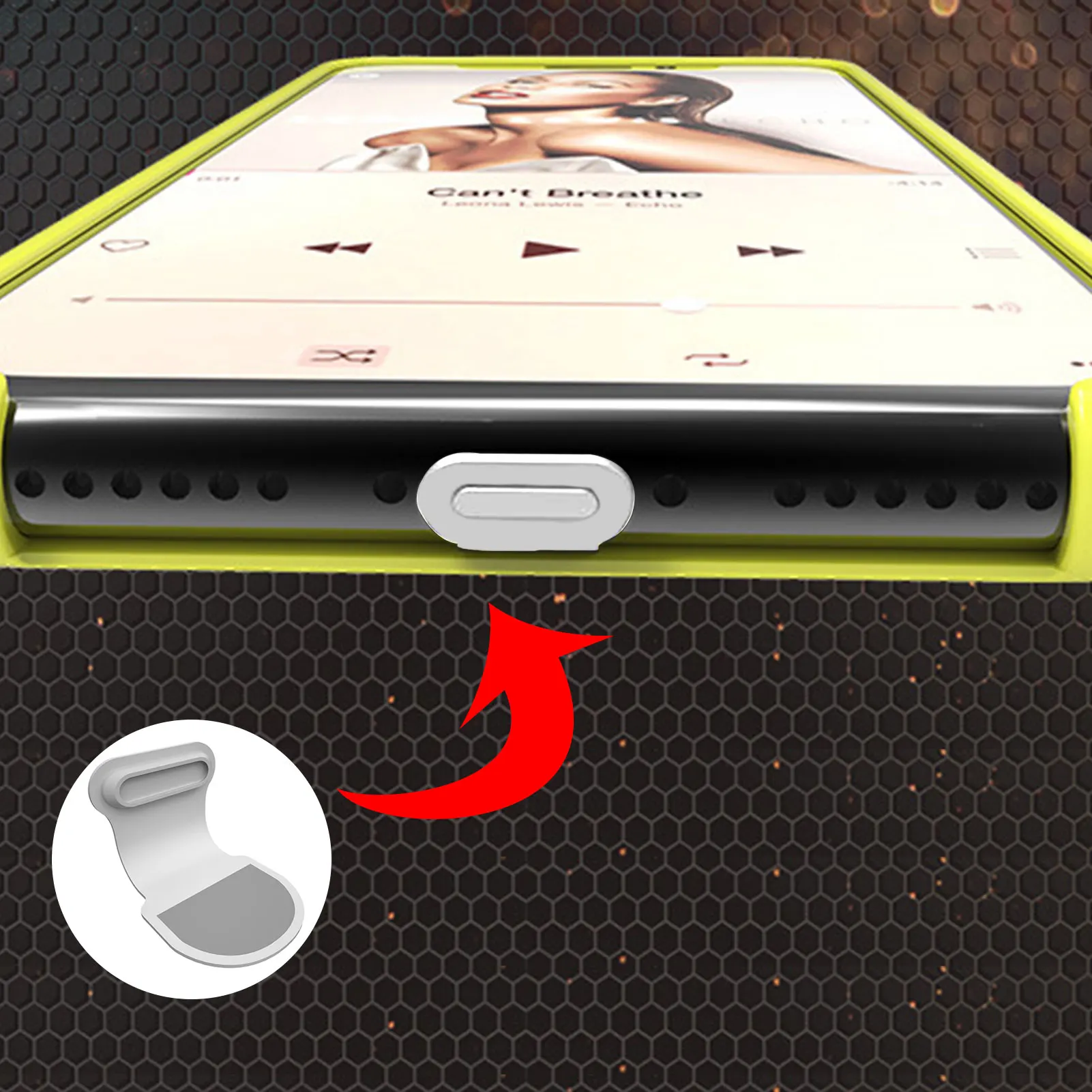 USB C IOS Dust Plugs Cell Phone Anti Dust Plugs Compatible With All USB C & IOS Device Dust Protector Cover Caps For Cell Phone