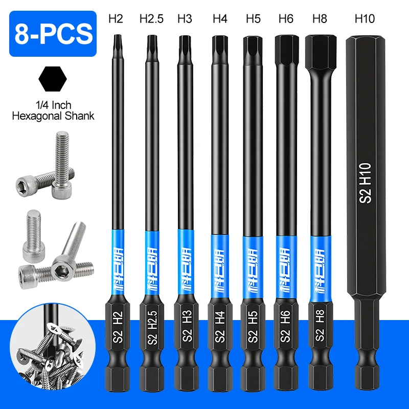 8Pcs 50/100Mm Magne…