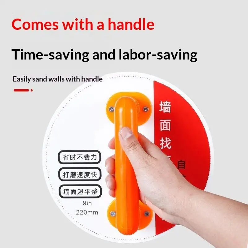 1Set Durable Build Portable Self-Adhesive Sandpaper Holder For Non-Slip Thickened Plastic Sanding Board With Sandpaper