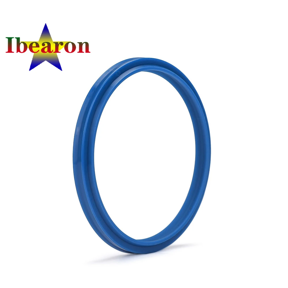 10PCS DHS-35 DHS-35.5 DHS-36 DHS-38 DHS-40 DHS-45 DHS-50 Wiper Seals Hydraulic Double Lip Dust Seal Polyurethane(PU)