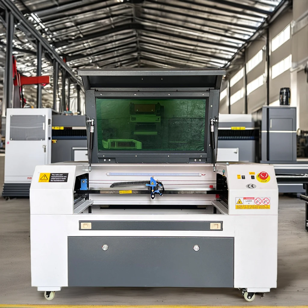 

High-Accuracy 600*400mm CO2 Laser Engraving Machine Supports LAS DXF DST Formats Wood Paper Rubber MDF Crystal Materials