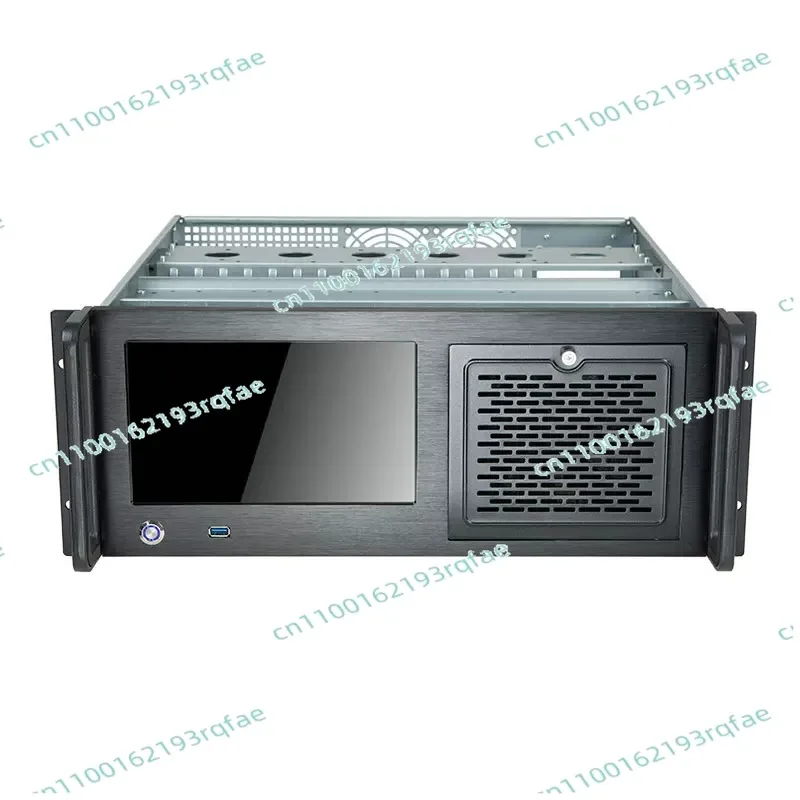 Touch Screen 4U Industrial Control 9-inch LCD Display, Rack-type Integrated Workstation, Industrial 4U Chassis with Screen
