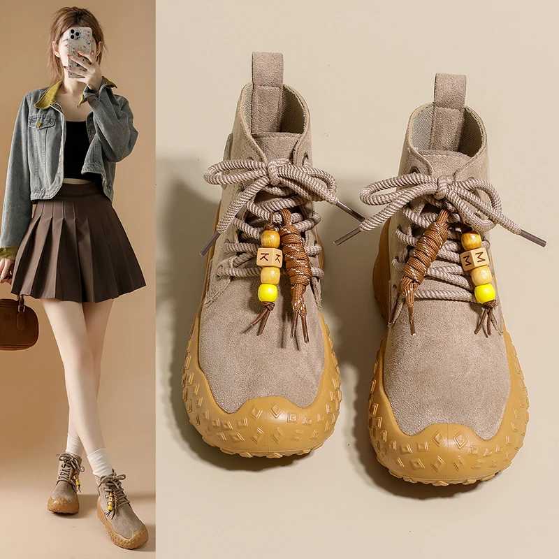 

Ботильоны Milard 2025 года, высокие сапоги для верховой езды в богемном стиле с бисером