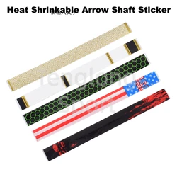 15pcs Arrow Wraps Heat Shrink Adhesive Carbon Shaft Wraps Sticker, Suitable for 4.2mm Sp300-600 Carbon Arrow Shaft