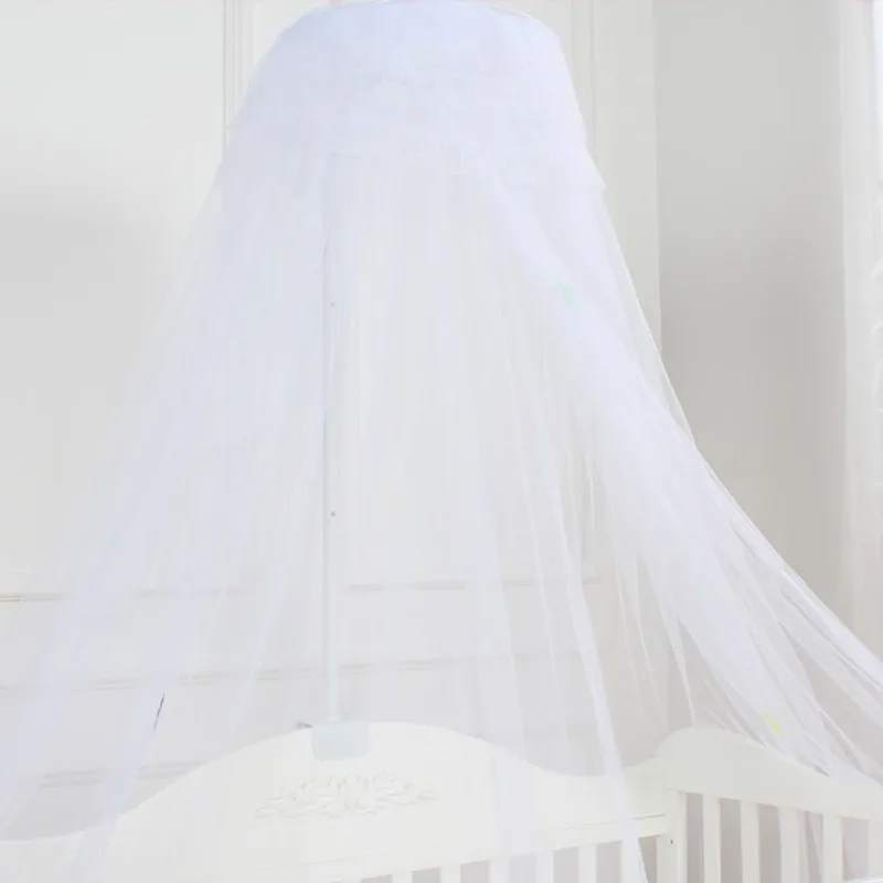 

Baby Bed Mosquito Net White Protective Mesh Canopy Easy Install Travel Nursery Home Outdoor Bug Netting Insect