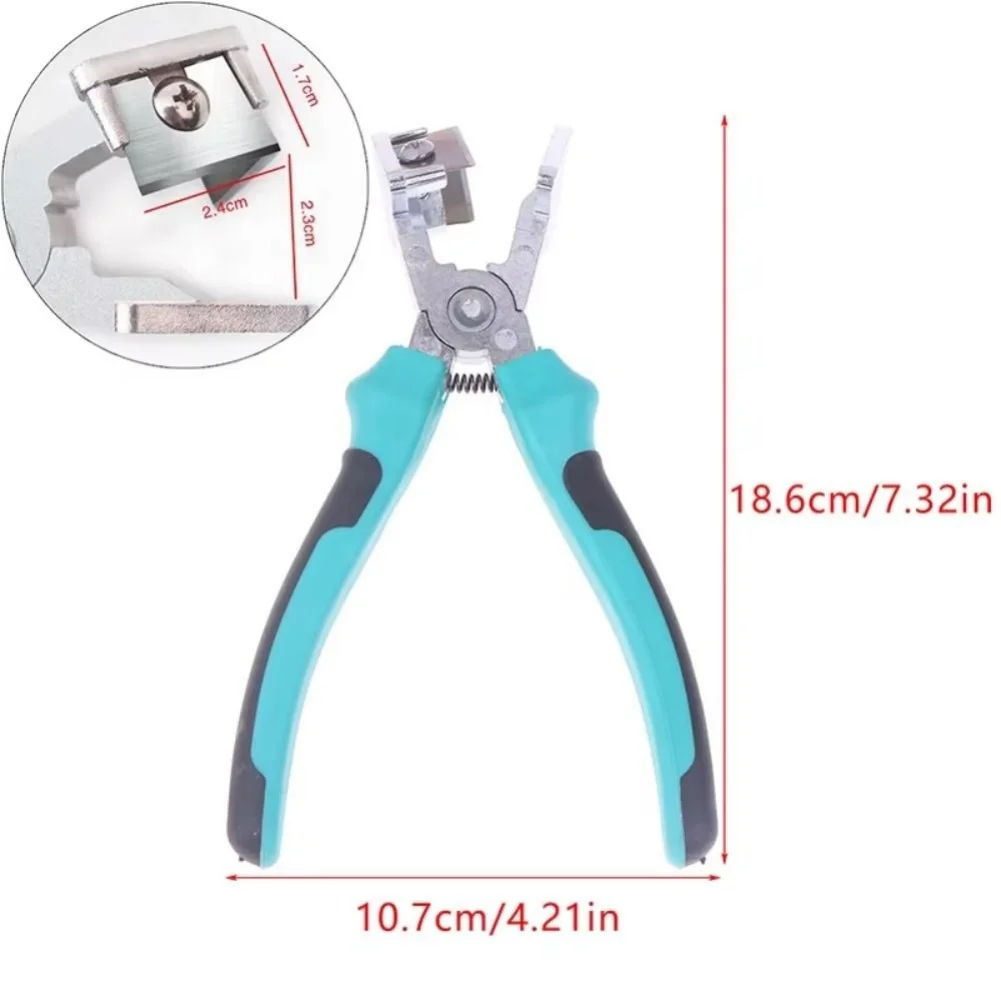 Tape Edge Trimming Scissors V Shape Aluminum Alloy 90 Degree Angle for Door Window Rubber Sealing Strip Cut 18x11cm