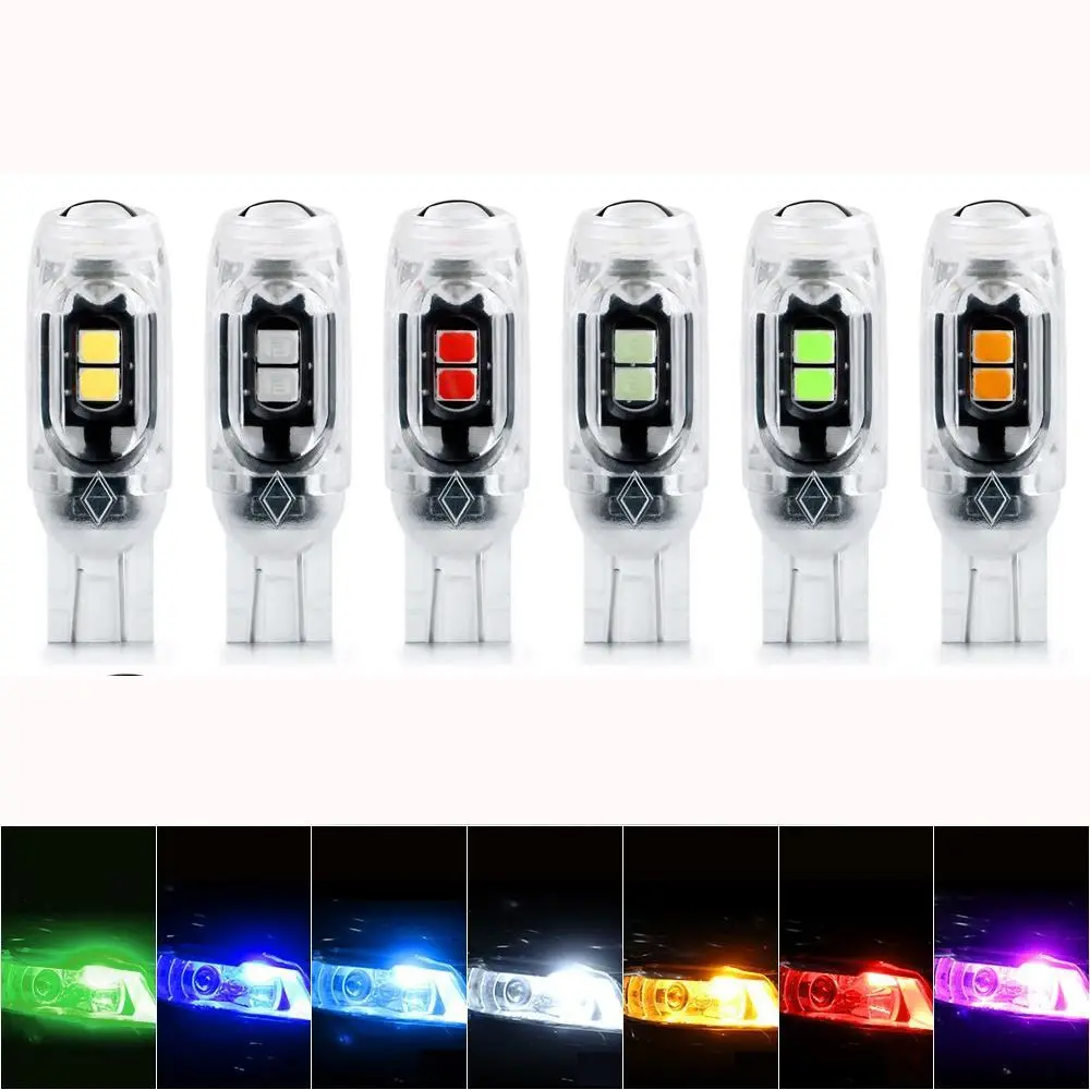 Car Turn Signal T10 W5W 12V 3030 5SMD Width Lamp LED Bulb License Plate Light Led Steering Light Super Bright Auto Accessories