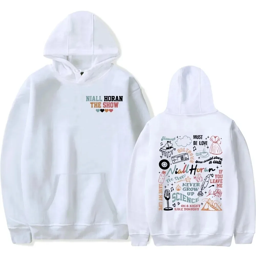 Niall Horan Hoodie Merch The Show Album Track List TDeegray Tour Unisex Trend Pullover Hoodies Casual Street Clothing Sweatshirt