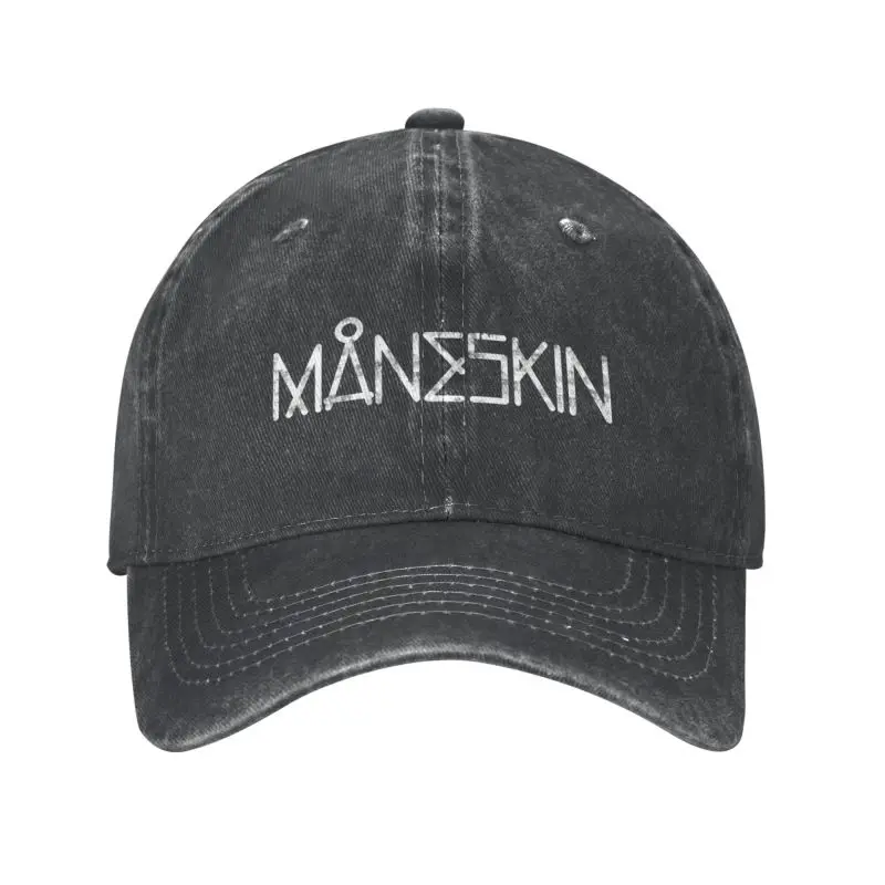 Custom Cotton Maneskin Italy Band Rock Roll Baseball Cap Women Men Adjustable Dad Hat Streetwear