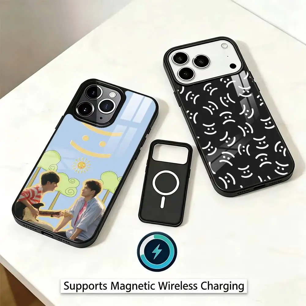 Thailand BL TV B-Bad Buddy Phone Case For iPhone17,16,15,14,13,12,11 Plus,Pro Magnetic Supports Magnetic Wireless Charging