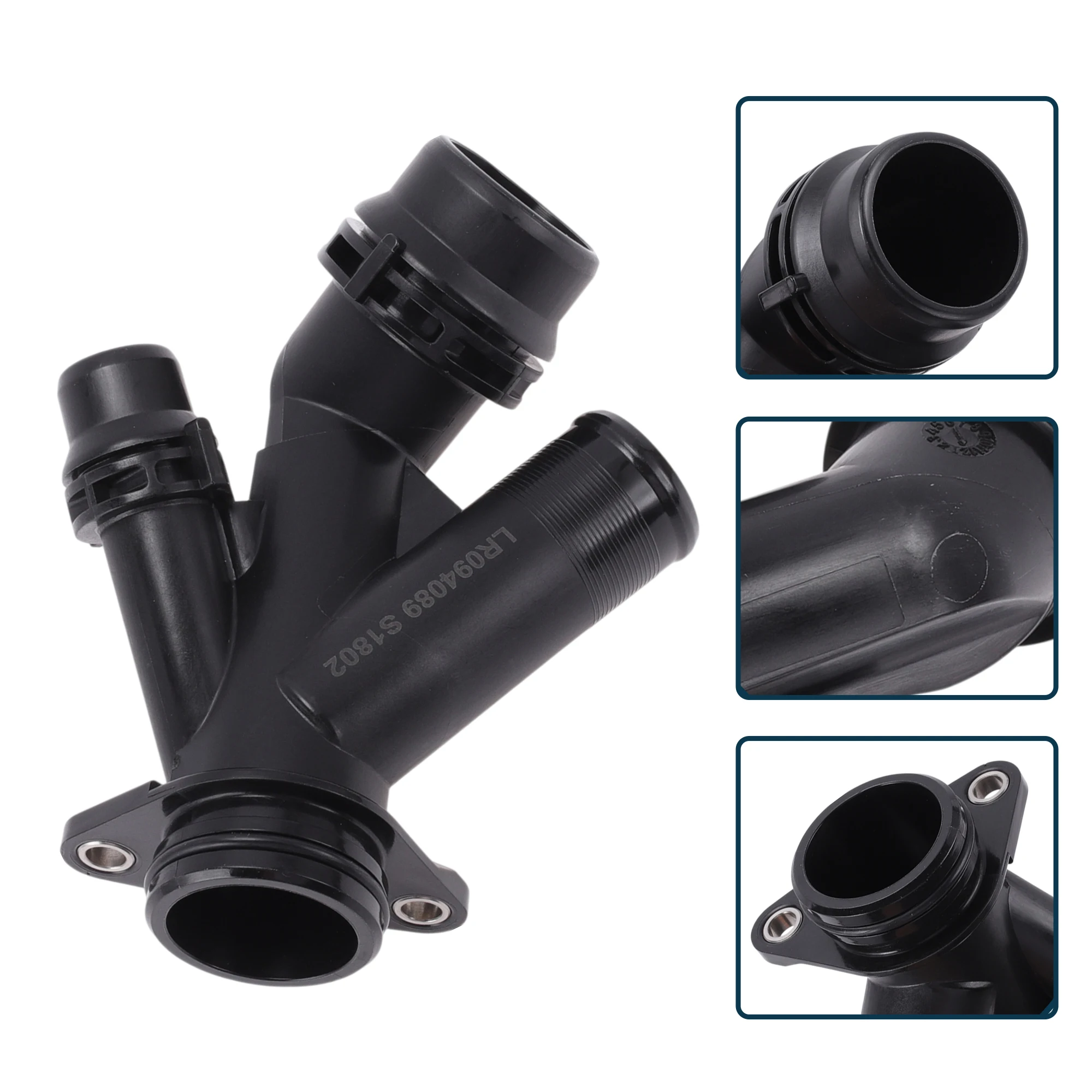 

UXCELL Radiator Hose Heater Hose No.LR094089 for Land Rover for Range Rover Evoque 2013-2021 Plastic Warm Water Pipe Black 1 Pc