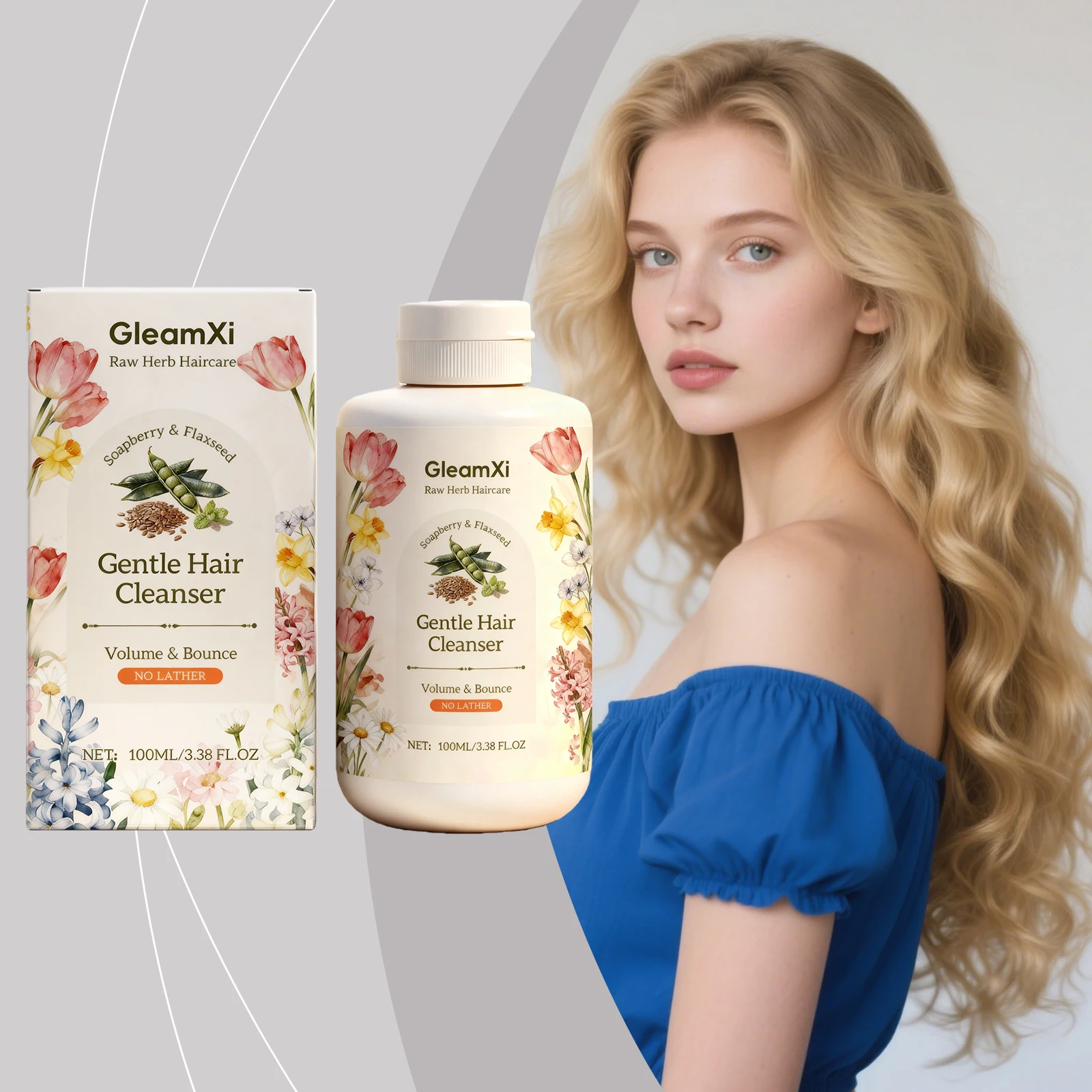 

Moisturizing Hair Shampoo - Cleanses Hair Nourishes Dry Strands Softens Ends Enhances Shine Boosts Smoothness Reduces Breakage