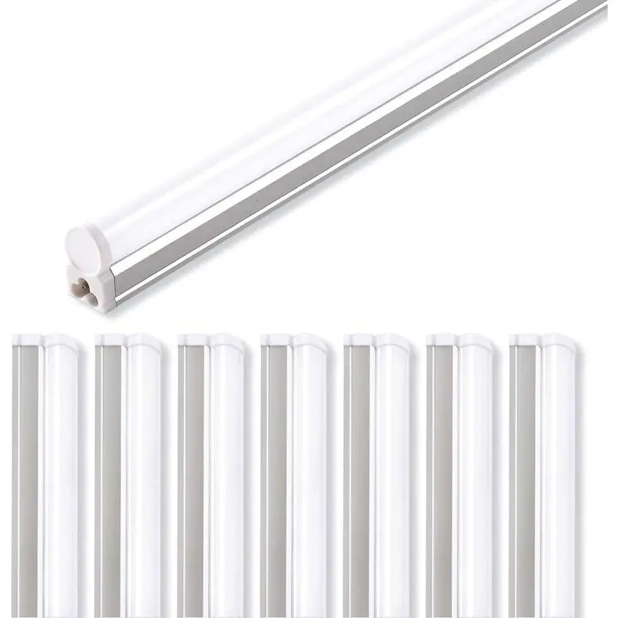 

LED Shop Light 4FT, 2200lm, 4000K Cool White, T5 Led Fixture, Linkable Shop Lights, Ceiling and Under Cabinet Light, Tube Lights