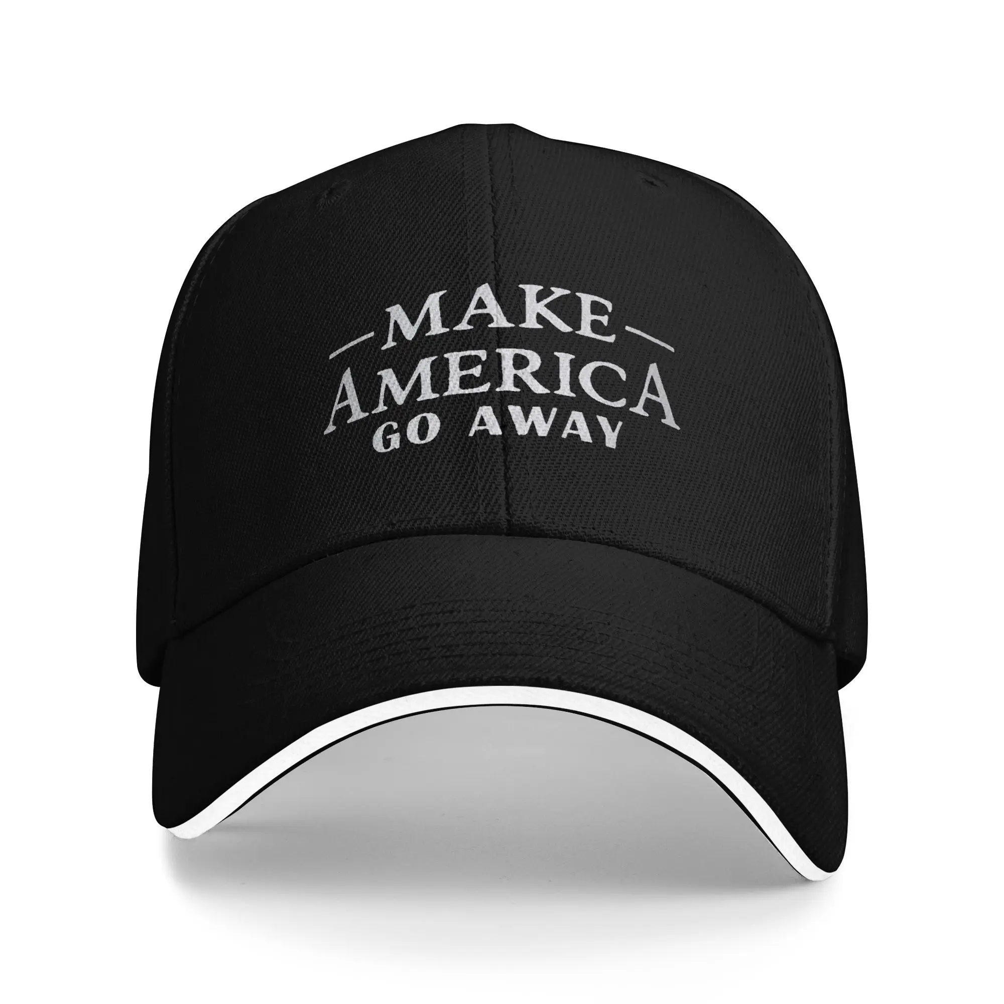 Funny Sarcasm Saying Make America Go Away Hunting Baseball Caps For Men  Personalized Snapback Cap Girl Sport Sunscreen Hats