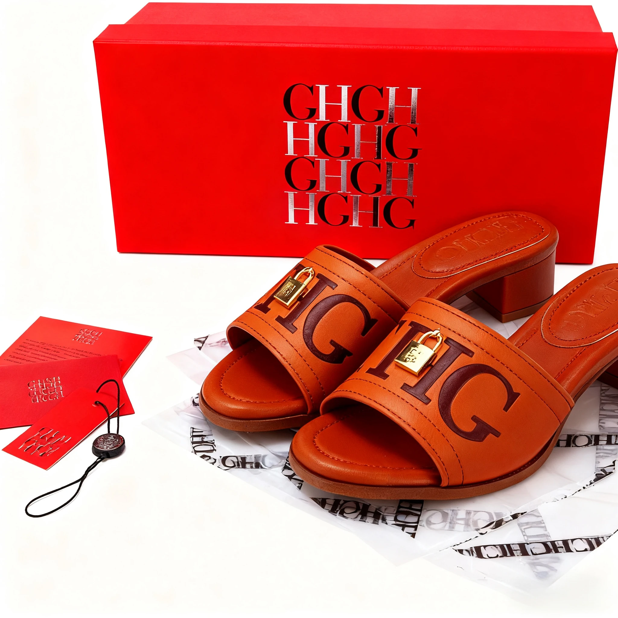 

Коричневые босоножки на каблуке в стиле ретро 2025, кожаные сабо на блочном каблуке с открытой пяткой в винтажном стиле для женщин, повседневный шикарный подарочный набор с кофе и датой