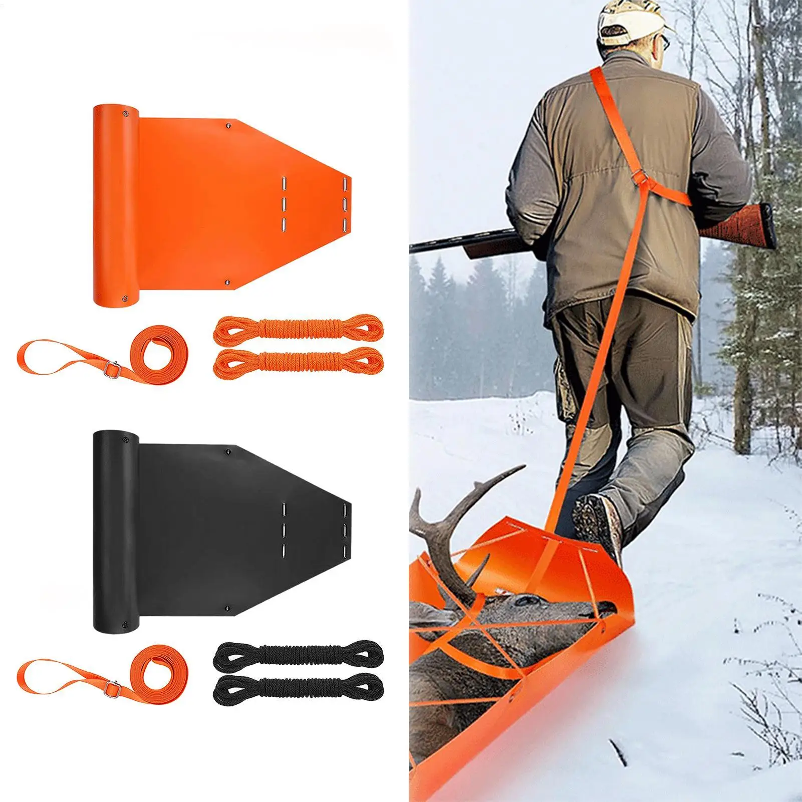 traineau-de-cerf-robuste-chariot-de-chasse-chariot-de-transport-equipement-d'exterieur-pour-le-transport-trophee-mobile-trainage-pour-hommes-sable-en-plein-air