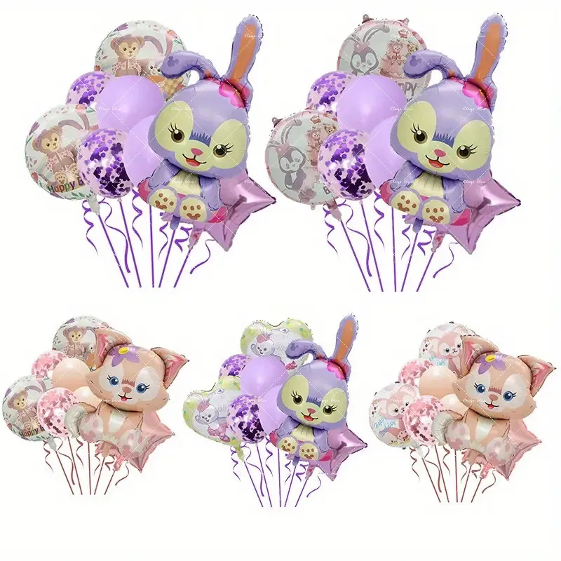 

Disney Lina Bell And Star Drew Children's Birthday Wedding Baby Shower Party Theme Decorations Cartoon Aluminum Film Balloons