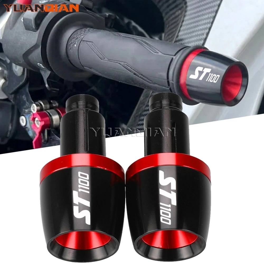 

FOR HONDA ST1100 1996 1997 1998 1999 2000 2001 2002 7/8'' 22MM Motorcycle Handlebar Grips Ends Plug Slider Caps Handle bar end