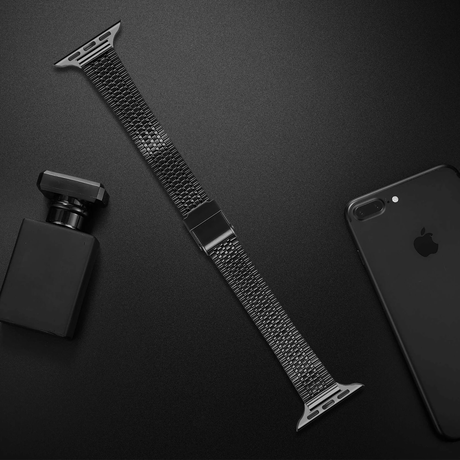 Тонкий ремешок для часов Apple, ремешок 46 мм, 42 мм, 45 мм, 41 мм, 44 40 мм, 38 49 мм, металлический ремешок из нержавеющей стали Iwatch Series 10 9 8 7 6 SE Ultra