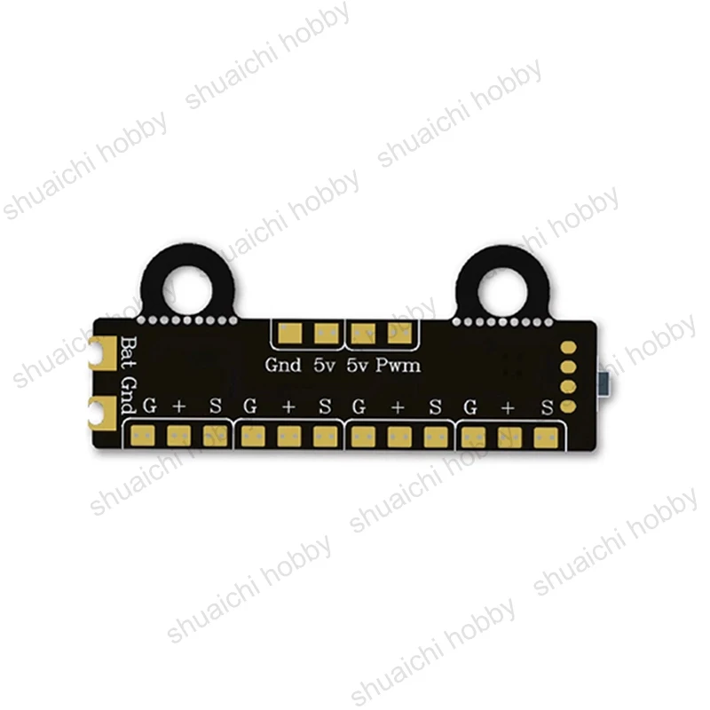 7-26V 2-6S LED Controller Module 32x9x3.5mm PCB Board with Light Strip Support PWN Serial Port for FPV Racing Drone Accessories