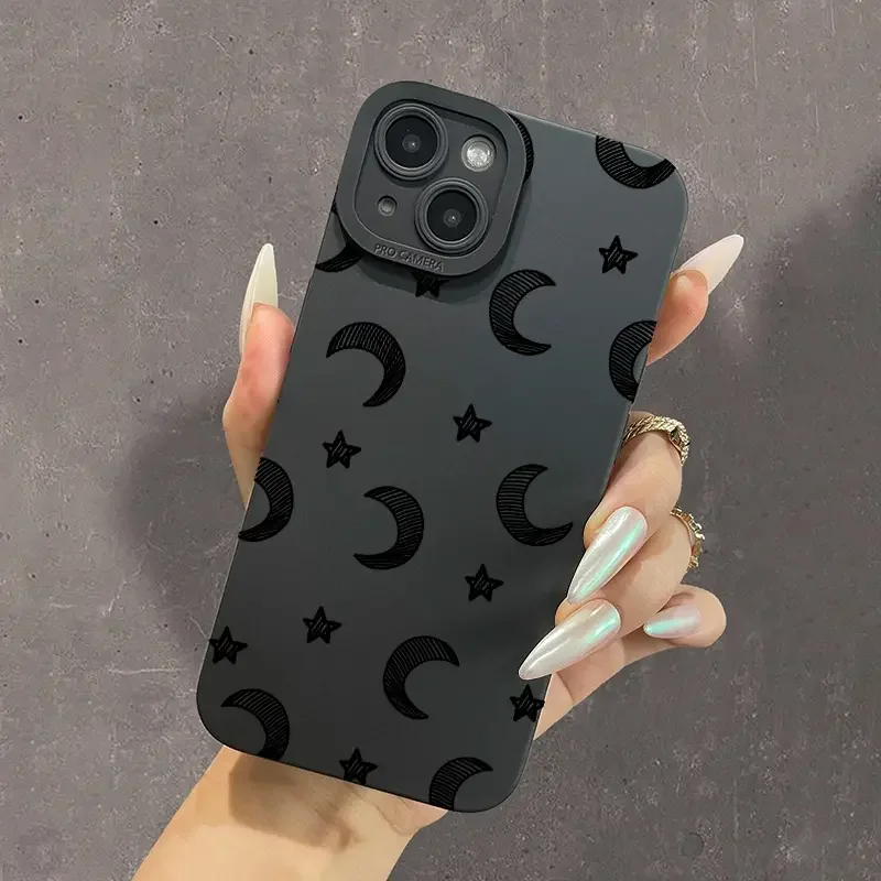 Cover con brillantini per iPhone Sparkle excellence navy blue